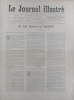 Le Journal illustré. Gravure intérieure dépliante sur 4 pages. L'empereur et l'impératrice de Russie au bal de l'ambassade française à ...