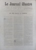 Le Journal illustré. Gravure intérieure dépliante sur 4 pages. La mi-carême à Paris - Boulevard Montmartre.. LE JOURNAL ILLUSTRE - 19 mars 1893 