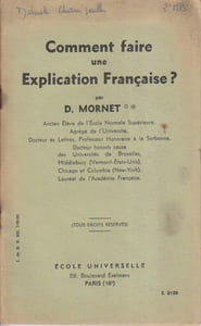 Comment faire une explication française?