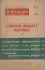 L'impôt de solidarité nationale. Commentaire complet de l'ordonnance du 15 août 1945.. SEMAINE ECONOMIQUE ET FINANCIERE 