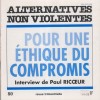 Alternatives non-violentes N° 80. Revue trimestrielle. Pour une éthique du compromis. Interview de Paul Ricoeur.. ALTERNATIVES NON-VIOLENTES 