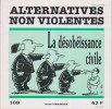 Alternatives non-violentes N° 108. Revue trimestrielle. La désobéissance civile.. ALTERNATIVES NON-VIOLENTES 