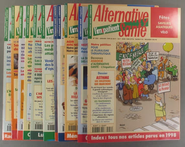 L'impatient - Alternative santé 1999. Année complète. Numéros 252 à 262.