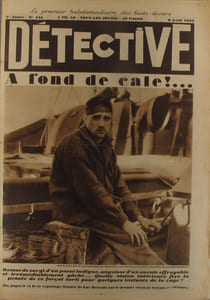 Détective N° 128. Le premier hebdomadaire des faits-divers. Prisons soviétiques. A fond de cale (vers la Guyane)…