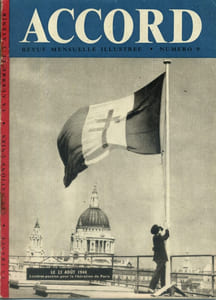 Accord N° 9. Revue mensuelle illustrée diffusée en France occupée par l'aviation alliée.