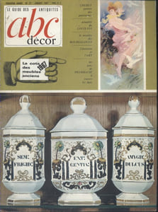 ABC décor N° 27. La cote 1967 des meubles anciens - Cheret, peintre des parisiennes - Le Louis XVI - Le mystère des bourdaloues - L'érotisme et l'art - Les pots de pharmacie à travers les âges…