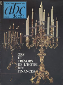 ABC Décor N° 71. Ors et trésors de l’Hôtel des finances - Napoléon III...