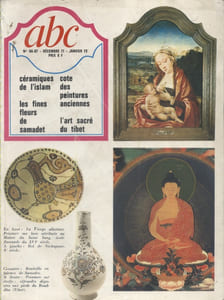 ABC Décor N° 86-87. Céramiques de l’islam - Cote des peintures anciennes - Les fines fleurs de Samadet - L’art sacré du Tibet - La vierge allaitant - Bouteile en faïence de Samadet...
