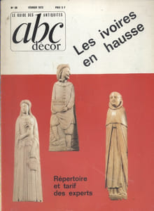 ABC Décor N° 88. Les ivoires en hausse - Numéro presque entièrement consacré aux ivoires.