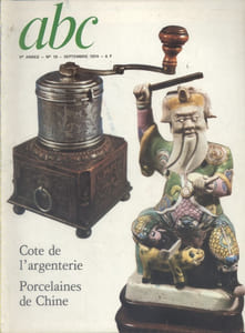 ABC N° 19 (Nouvelle série). Cote de l'argenterie - Porcelaines de Chine…