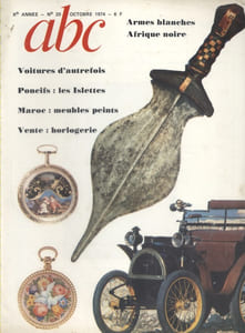 ABC N° 20 (Nouvelle série). Voitures d'autrefois - Renault - Les Islettes - Meubles peints du Maroc - Armes blanches d'Afrique noire…