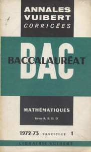Annales du baccalauréat. Mathématiques (A - B - D - D').