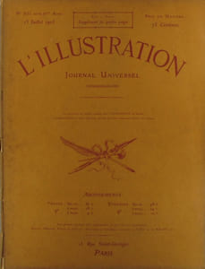 L'Illustration N° 3255. Le Farfadet au fond du lac de Bizerte - La révolte du Kniaz-Potemkine et les émeutes d'Odessa (8 pages) - Encart de 4 pages : les fêtes franco-anglaises de Brest…