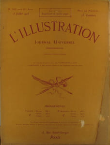 L'Illustration N° 3255. Le Farfadet au fond du lac de Bizerte - La révolte du Kniaz-Potemkine et les émeutes d'Odessa (8 pages) - Encart de 4 pages : les fêtes franco-anglaises de Brest…