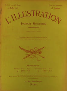 L'Illustration N° 3256. Le Farfadet - La véritable aventure du Kniaz-Potemkine (4 pages) - Les fêtes franco-anglaises de Brest…