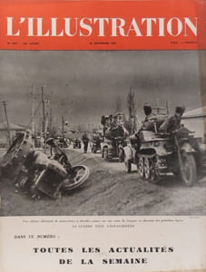 L'Illustration N° 5207. La guerre - Les flotteurs de l'Yonne (3 pages par Albert Soulillou) - Les visiteurs du soir de Marcel Carné (1 page) - Les cartes d'alimentation (2 pages)...