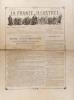 La France illustrée N° 267. Gravures intérieures : La Seine gelée au pont des Arts - Fête d'enfants…. LA FRANCE ILLUSTREE 