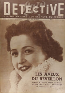 Qui ? Détective N° 233. Le grand hebdomadaire des faits-divers. La guerre des Corses - Marseille - Féticheurs en Afrique Noire - Caudebec-en-Caux - La malle du Puits d'enfer - Ouistreham (Calcavados) - Ray Robinson, l'ange noir du ring…