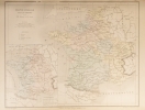 Cartes : France féodale, avant les croisades. — Supplément pour les possessions des Plantagenets - à la fin du XIIe siècle. Carte extraite de l'Atlas ...