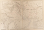 Carte physique et politique de l’Asie occidentale comparée entre la Méditerranée et l'Indus. — Inde. — Asie Mineure. Carte extraite de l'Atl As ...