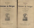Lettres de Madame de Sévigné. Tomes 1 et 2.. SEVIGNE (Madame de) 