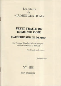 Petit traité de démonologie. Causerie sur le démon.