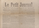 Le Petit journal. Numéro 2123. Articles de Thimotée Trimm - Pierre Véron, économie domestique par le Baron Brisse…. LE PETIT JOURNAL 