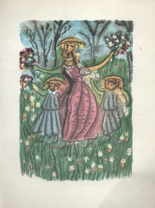 8 illustrations en couleurs illustrant : Minna de Karl Gjellerup. Extraites de la collection Prix Nobel.