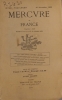 Mercure de France N° 300. Articles de André Rouveyre - Dumont-Wilden - Emile Verhaeren - Jean Poueigh - Franz Toussaint - Camille Enlart.... MERCURE ...
