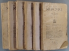 Mercure de France 1926 : 37e année incomplète, du 1er janvier au 15 mars 1926. Du numéro 661 au numéro 666.. MERCURE DE FRANCE 1926 