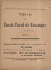 Cahiers du Cercle Fustel de Coulanges. Septième année. N° 5. Jacques Valdour - André Joussain - Daniel Gallois.. CAHIERS DU CERCLE FUSTEL DE COULANGES ...