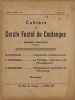 Cahiers du Cercle Fustel de Coulanges. Dixième année. N° 1. A. Joussain - L. Rousseau - S. Jeanneret…. CAHIERS DU CERCLE FUSTEL DE COULANGES 10e année ...
