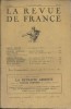 La revue de France. 6e année N° 24. Joseph Bédier - Charles Derennes - Jean d'Yzez - Raymond Recouly - Paul Valéry.... LA REVUE DE FRANCE 1926 