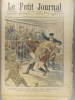 Le Petit journal - Supplément illustré N° 688 : La Goulue et son mari aux prises avec un puma (Gravure en première page). Gravure en dernière page : ...