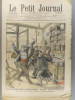 Le Petit journal - Supplément illustré N° 778 : La lutte contre les apaches (Dans un café de la rue de Joinville à Paris). (Gravure en première page). ...