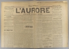 L'Aurore N° 510 : Articles de Henry Leyret, de Charles Malato sur la mort d'Enrique Marzo, juge militaire espagnol. Le procès Gohier… Articles sur ...