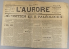 L'Aurore N° 559 : La déposition de M. Paléologue. Articles sur l'affaire Dreyfus. Articles d'Octave Mirbeau - Charles Malato - Urbain Gohier…. ...