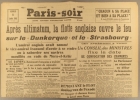 Paris-Soir N° 6135. Grand quotidien d'informations illustrées. Edition de Clermont-Ferrand, différente de celle qui est en ligne sur Gallica.. ...