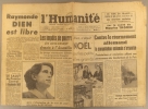 L'Humanité. Nouvelle série N° 1963. Organe central du Parti communiste français.. L'HUMANITE 
