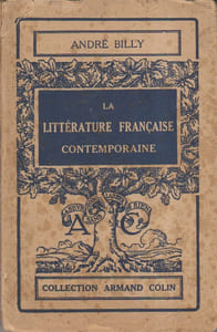 La littérature française contemporaine.