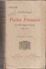 Anthologie des poètes français contemporains. 1866-1914. Premier volume seul.. ANTHOLOGIE DES POETES FRANCAIS CONTEMPORAINS -1 
