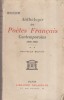 Anthologie des poètes français contemporains. 1866-1929. Deuxième volume seul.. ANTHOLOGIE DES POETES FRANCAIS CONTEMPORAINS -2 