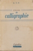 Cours de calligraphie.. ECOLE DES TRAVAUX PUBLICS (E.T.P.) 