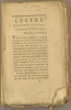Lettre de l'abbé Raynal à l'Assemblée nationale. Texte de Jacques Antoine Hippolyte de Guibert (1743 1790), publié comme une lettre de l'abbé Raynal.. ...