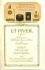 Calendrier parfumé pour 1927. Avec son prospectus de présentation.. L.T. PIVER 