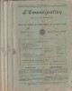 L'Emancipation. Lot de 4 numéros de 1920. Bulletin mensuel des membres de l'enseignement laïc de Maine-et-Loire.. L'EMANCIPATION 1920 