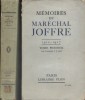 Mémoires du Maréchal Joffre. 1910-1917. En 2 volumes.. JOFFRE (Maréchal) 