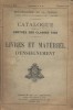 Catalogue pour la rentrée des classes 1923. Livres et matériel d'enseignement.. BIBLIOGRAPHIE DE LA FRANCE 1923 