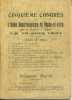 Cinquième congrès de l'Union départementale de Maine-et-Loire qui se tiendra à Segré le 19 juin 1921. Ordre du jour. Rapport moral.. C.G.T. 