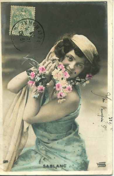 Carte postale repr&eacute;sentant l'actrice Sablanc.. SABLANC 
